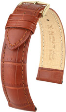 Cinturino in pelle Hirsch Duke L 01028070NQ-1, marrone, pelle di vitello, lunghezza L