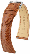 Cinturino in pelle Hirsch London 04266170-2, marrone, pelle di lucertola, Quick Release