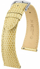 Cinturino in pelle Hirsch London 04266190-2, beige, pelle di lucertola, Quick Release