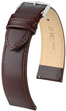 Cinturino in pelle Hirsch Osiris 03475110-2, marrone, pelle di vitello, Quick Release