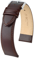 Cinturino in pelle Hirsch Osiris L 03475010NQ-2, marrone, pelle di vitello, lunghezza L