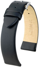 Cinturino in pelle Hirsch Toronto L 03702050NQ-2, nero, pelle di vitello, lunghezza L