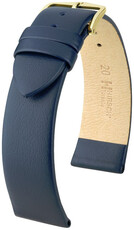 Cinturino in pelle Hirsch Toronto L 03702080NQ-1, blu, pelle di vitello, lunghezza L