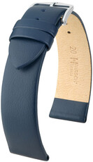 Cinturino in pelle Hirsch Toronto L 03702080NQ-2, blu, pelle di vitello, lunghezza L