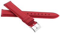 Cinturino in pelle JVD R41307 18mm, rosso