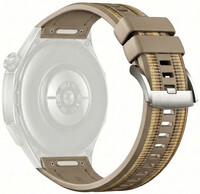 Cinturino in silicone Ricardo Roccaraso 22mm, Brown, QuickFit