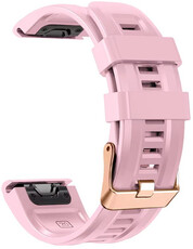 Silikonový řemínek Ricardo 20mm (pro Garmin Fenix 8/7S/6S (43mm), aj.), růžový V2, QuickFit