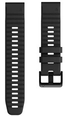 cinturino in silicone Ricardo Passo Rolle 26mm, QuickFit, Black