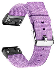 cinturino in nylon Ricardo Cervinia 22mm, Purple, QuickFit