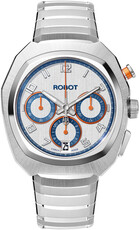Robot Robotic One Silver 2501ST01 Automatic Chronograph (+ cinturino di ricambio)