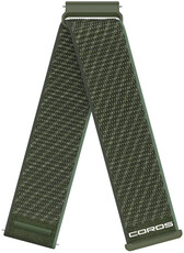 Cinturino in nylon Coros (pro Apex 4 42mm, Pace 4, Pace Pro aj.), verde, Quick Release