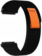 Cinturino in nylon Ricardo Carezza 22mm, Black, Quick Release