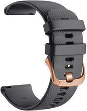 cinturino in silicone Ricardo Aprica 18mm, Black, Quick Release