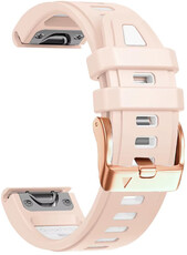 cinturino in silicone Ricardo Pozza 20mm, Beige, QuickFit