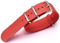 Cinturino in nylon Ricardo Kronplatz, rosso V2, NATO