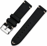 cinturino in pelle Ricardo Alba premium, Black, Quick Release