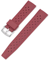 Cinturino in gomma Ricardo Salerno premium 20mm, Red, Quick Release