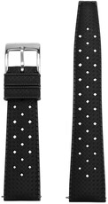 Cinturino in gomma Ricardo Terni premium 20mm, Black, Quick Release