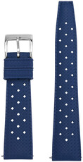 Cinturino in gomma Ricardo Terni premium 20mm, Blue, Quick Release
