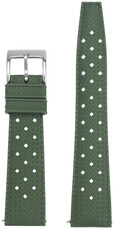 Cinturino in gomma Ricardo Terni premium 20mm, Green, Quick Release