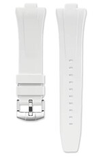 Cinturino in silicone Ricardo Tropea premium 9mm (pro Citizen), White