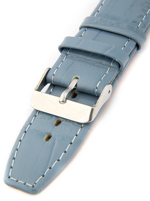 Cinturino da donna in pelle blu per orologi W-309-J