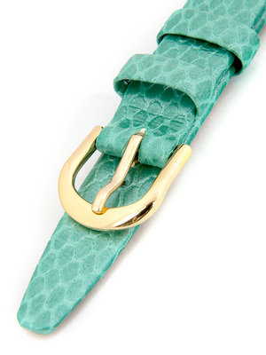 Cinturino da donna verde in pelle per orologi R1-GR4