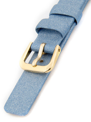 Cinturino da donna blu in pelle per orologi R1-BL2