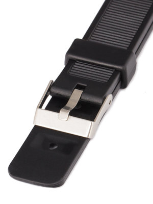Cinturino unisex in plastica nero per orologi P038