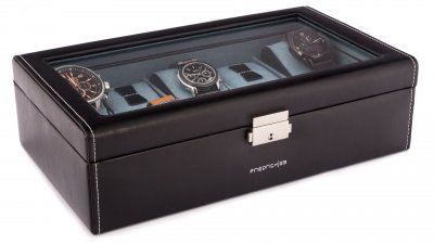 Scatola per orologi Friedrich Lederwaren Bond 20084-2