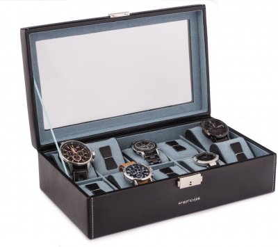 Scatola per orologi Friedrich Lederwaren Bond 20084-2