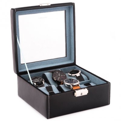 Scatola per orologi Friedrich Lederwaren Bond 20085-2