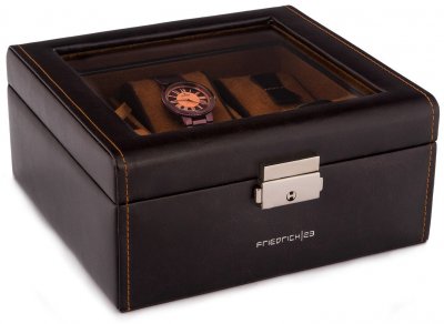 Scatola per orologi Friedrich Lederwaren Bond 20085-3