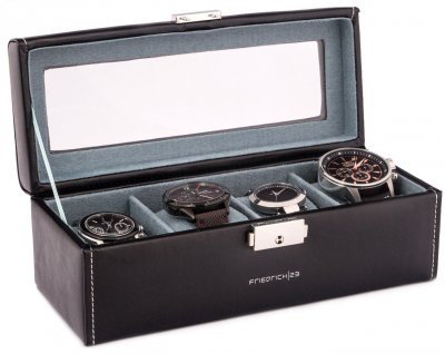 Scatola per orologi Friedrich Lederwaren Bond 20086-2
