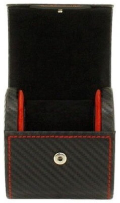 Custodia da viaggio per orologi Friedrich Lederwaren Carbon 32057-2 