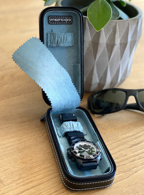 Custodia per orologi Friedrich Lederwaren Bond 20110-2