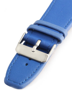 Cinturino da donna blu in pelle per orologi W-309-J4