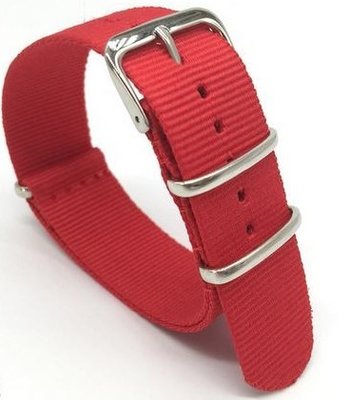 Cinturino Ricardo Nato, nylon, rosso
