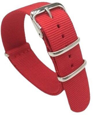 Cinturino Ricardo Nato, nylon, rosso