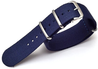 Cinturino in nylon Ricardo Kronplatz, blu, NATO
