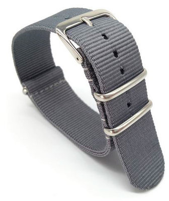 Cinturino Ricardo Nato, nylon, grigio