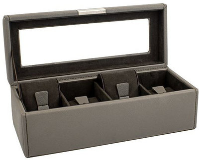 Cassetta per orologi Friedrich Lederwaren Bond 20115-3