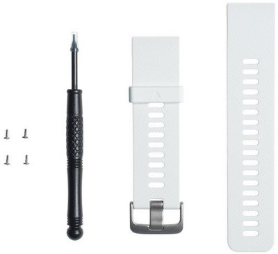 Cinturino in silicone Garmin (pro Forerunner 35), bianco