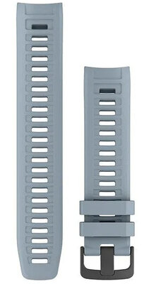 Cinturino Garmin Instinct, in silicone, azzurro, fibbia nera