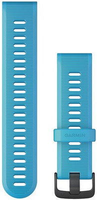 Cinturino Garmin Forerunner 935/945/955, in silicone, blu, fibbia nera