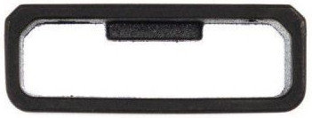 passante in silicone Garmin 22mm (per Fenix), black, 2ks