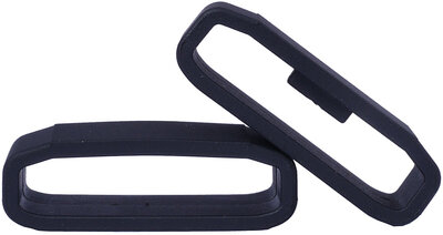 Garmin Keepers, fenix5 Black (passanti in silicone neri per cinturini di fenix5 - 2pz)