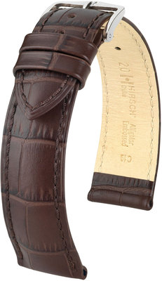 Cinturino marrone in pelle Hirsch Duke L 01028010-2 (pelle di vitello)