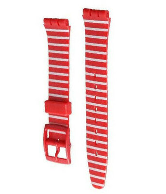 Cinturino da donna in plastica rosso Swatch AGR154I