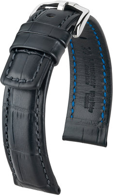 Cinturino nero in pelle Hirsch Grand Duke L 02528051-2 (pelle di vitello)